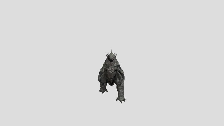 Godzilla walking 3D Model