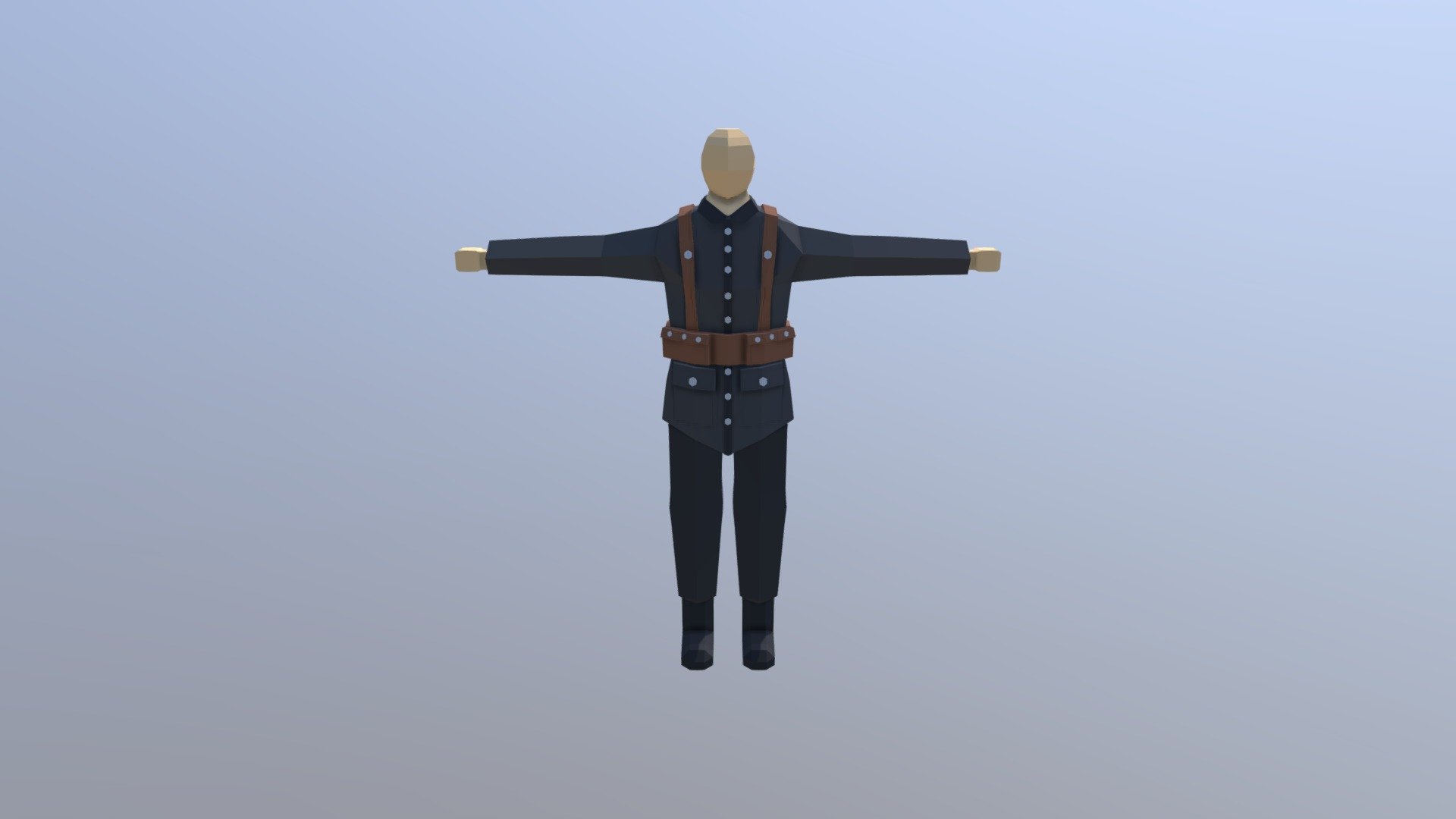 WW2 Wehrmacht - Low Poly