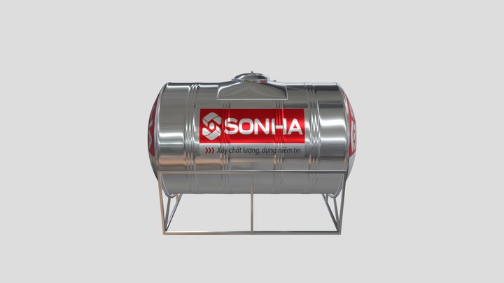 Water_can_Vietnam 2 3D Model