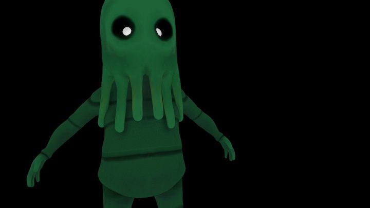 Cthulu Trooper 3D Model
