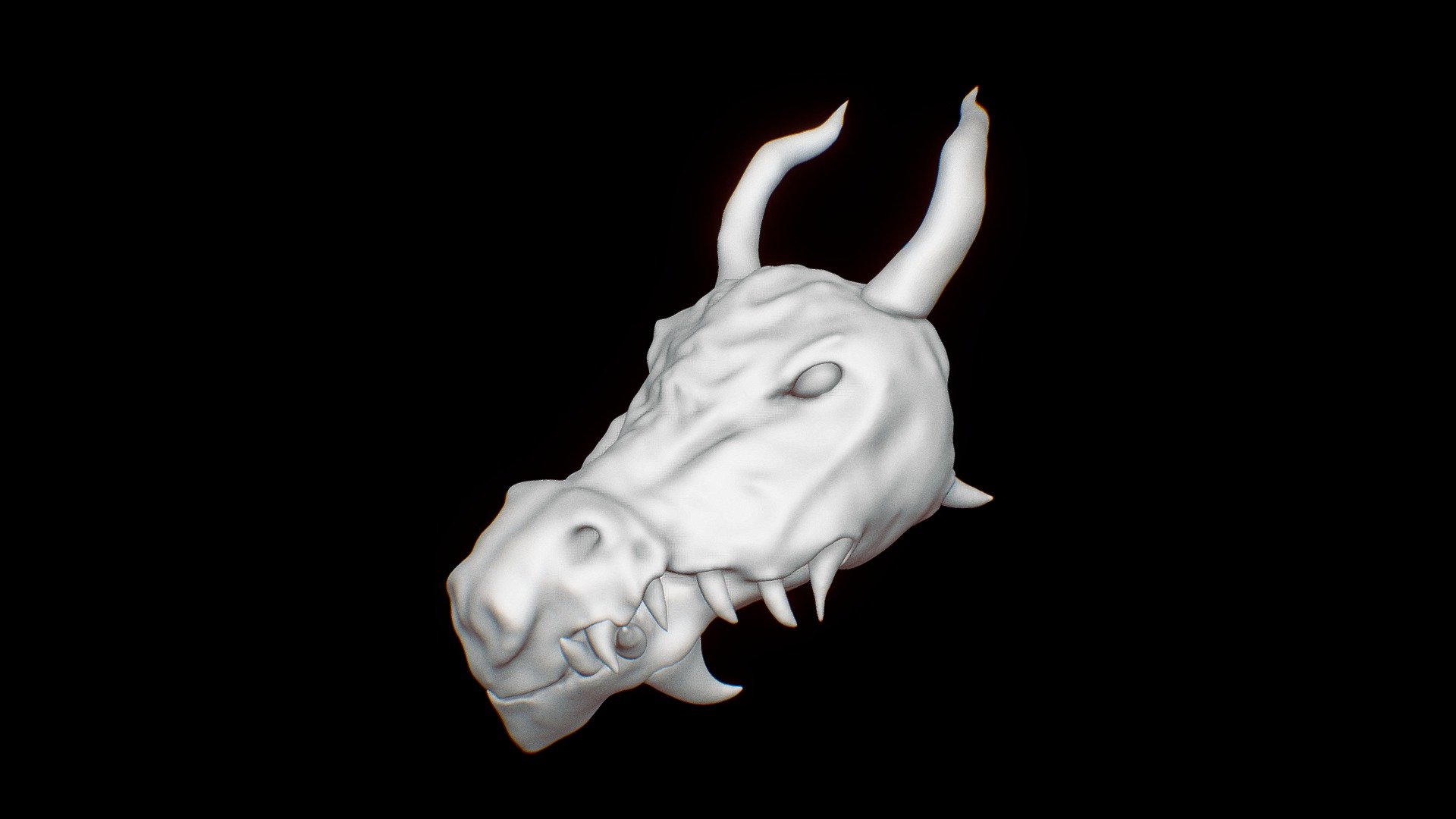 dragon head model