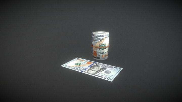 Money Dollars 3D Model