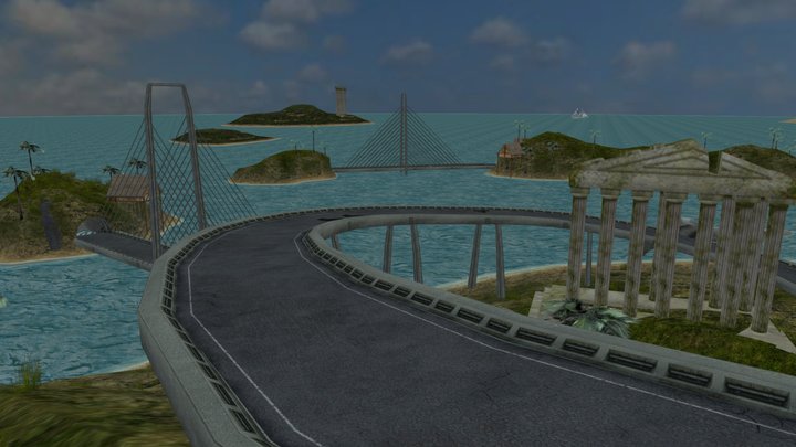 Hot Wheels Turbo Driver: Islands 3D Model