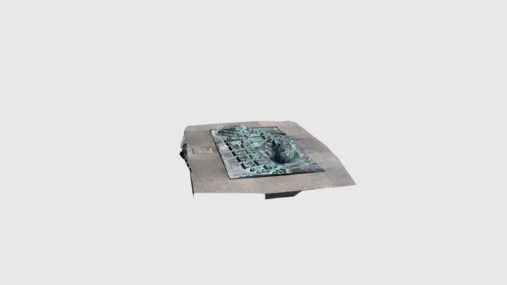 Edinburgh - City  Map - Mesh 3D Model