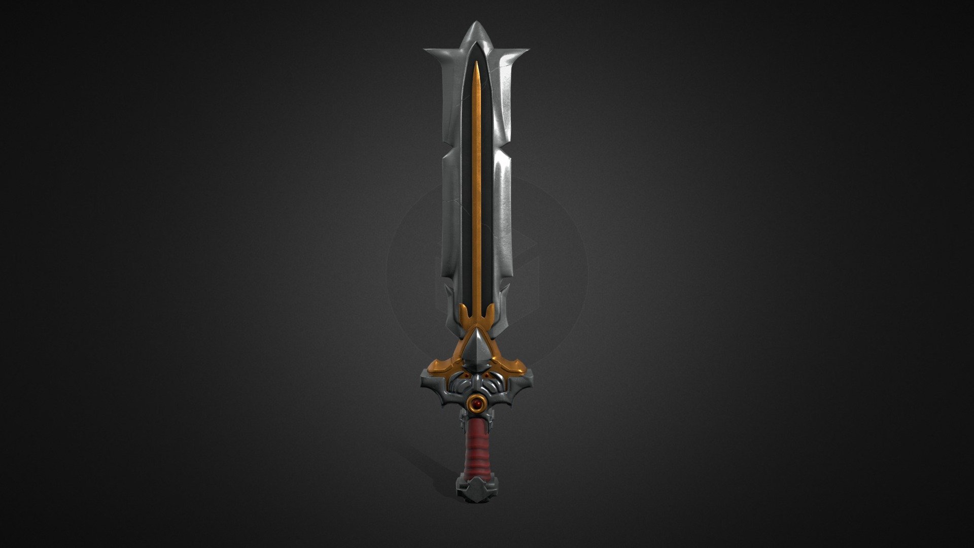 Sword - 3D model by Alina (@AlinaMei) [c989d90] - Sketchfab