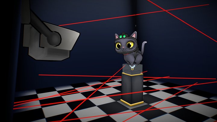 Cat Burglar 3D Model