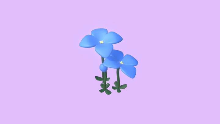 RANDOM FLOWERS 3D Model