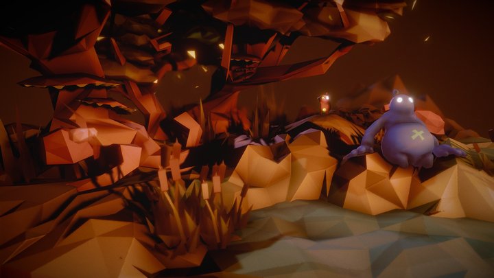 Forest Diorama - Melancholic sunset 3D Model