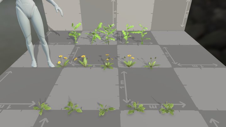 Vegetation 3D models - Sketchfab