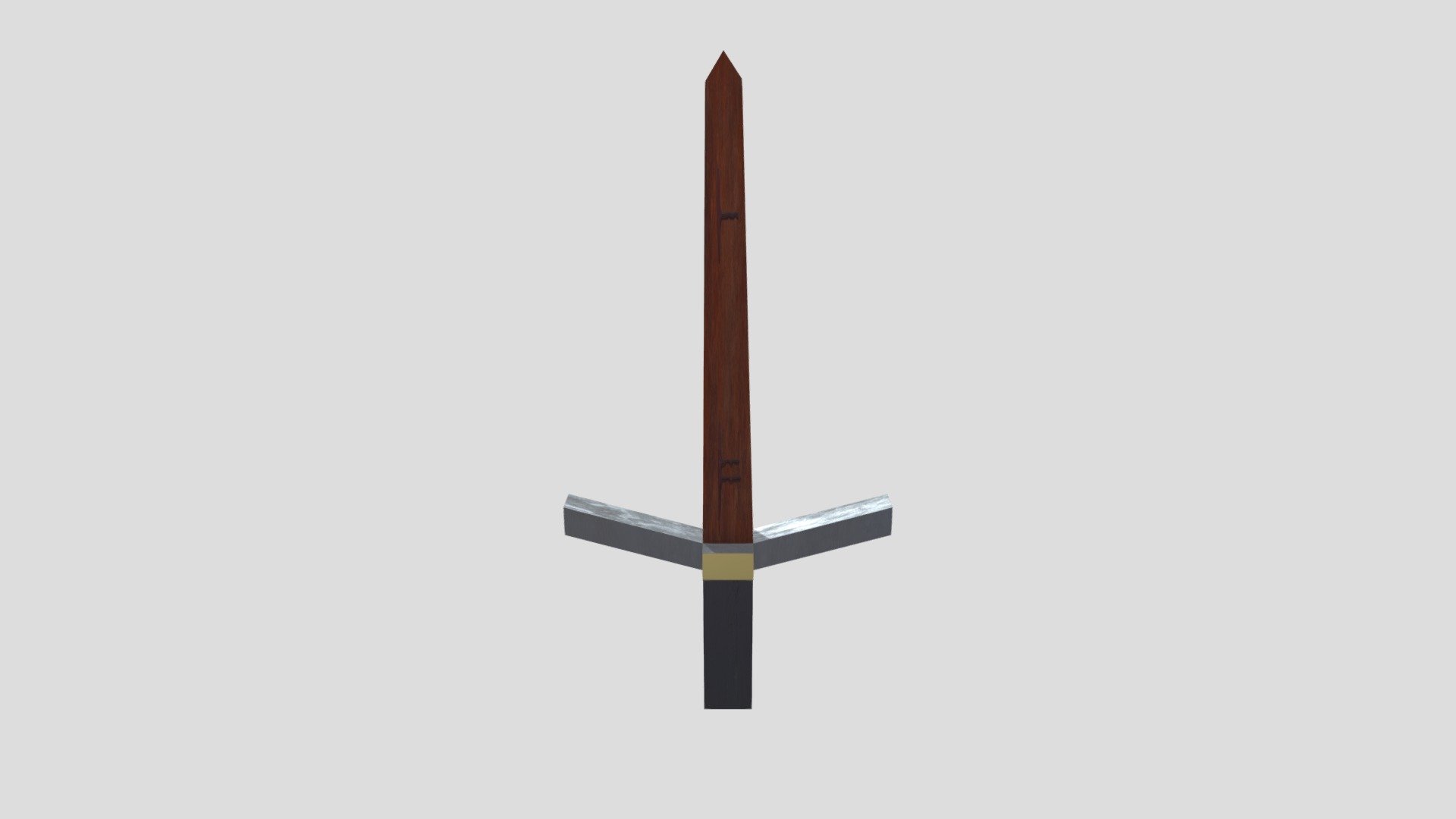 Wooden sword - Download Free 3D model by egbeoo [c98b8a8] - Sketchfab