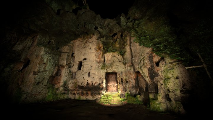 Mitreo of Sutri (VT - Italy ) - 3D light model 3D Model