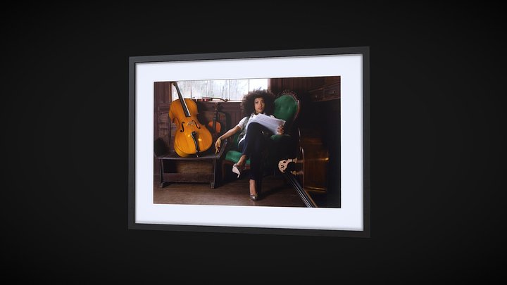 Esperanza Spalding by Sandrine Lee 3D Model