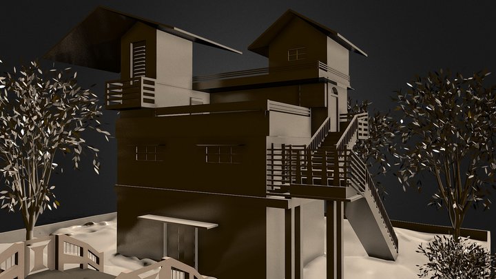 HOME IN TOWN 3D Model