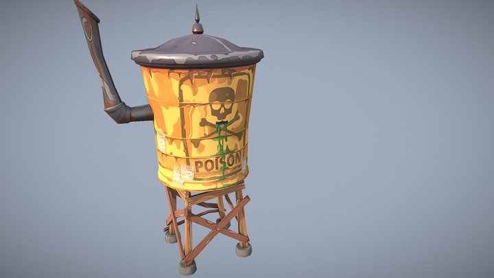 Poison tanker 3D Model