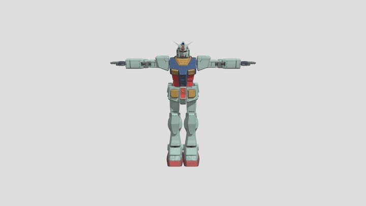Gundam Evolution RX 78-2 3D Model