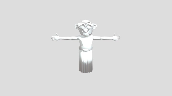 Monkey 3D Model