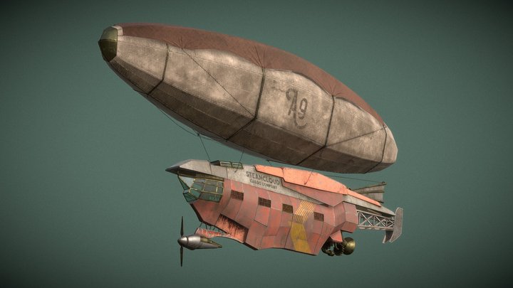 Cargo Zeppelin 3D Model