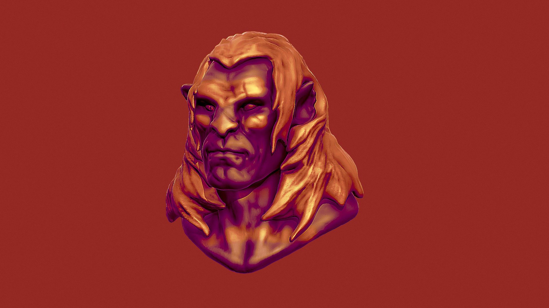 Tiger bust wip