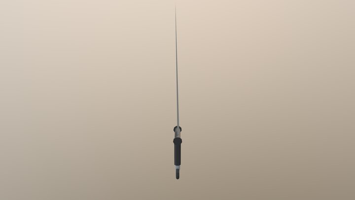 Shiny Sword 3D Model
