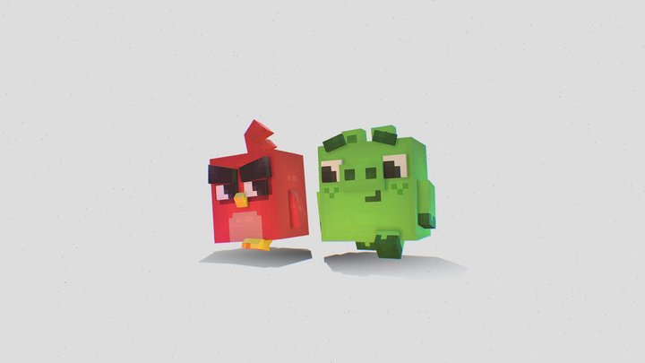 Angry Birds 3D Model
