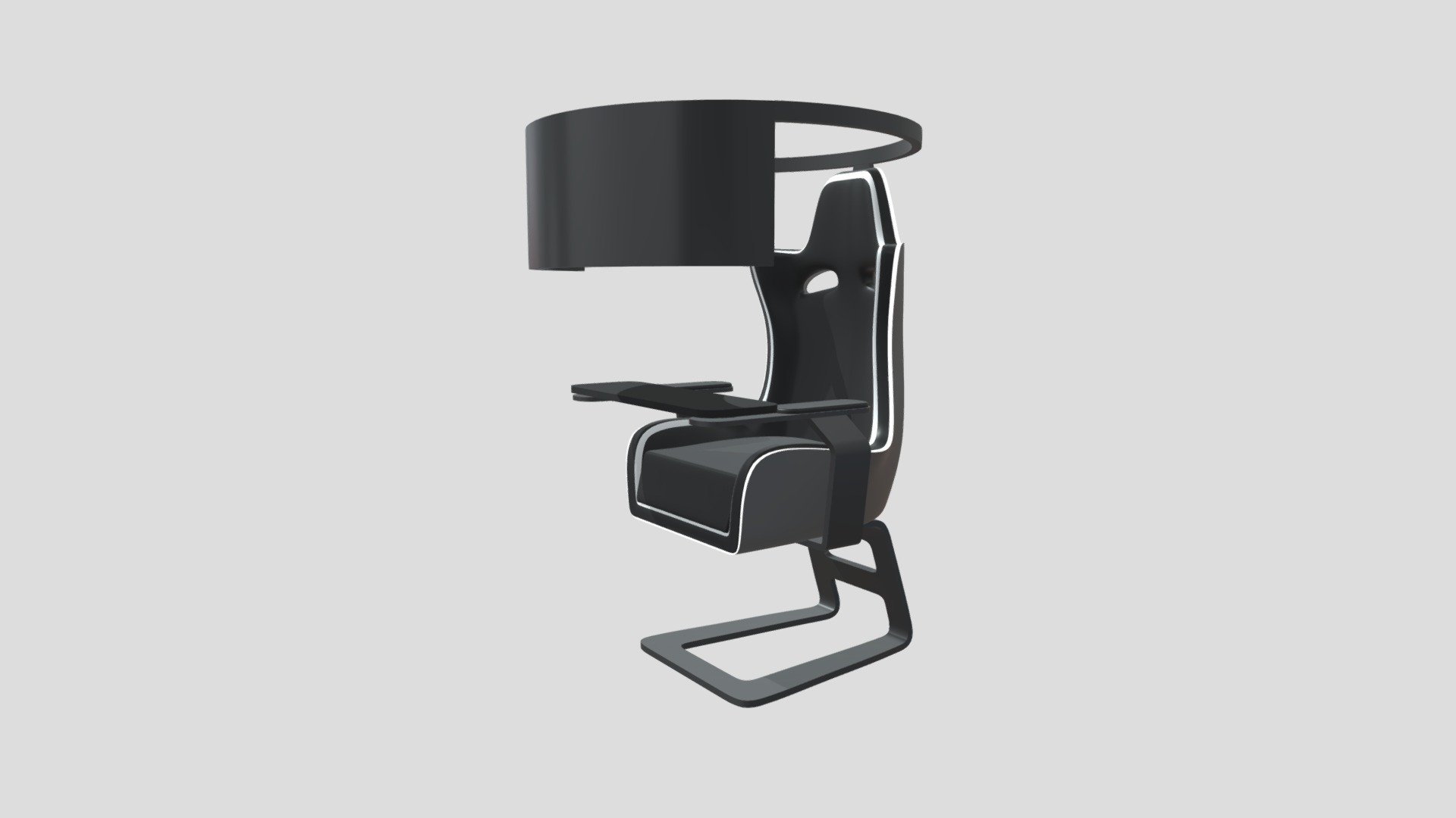 Futuristic Gaming Chair - 3D model by Ulul Albab (@ululalbab) [c992b54 ...