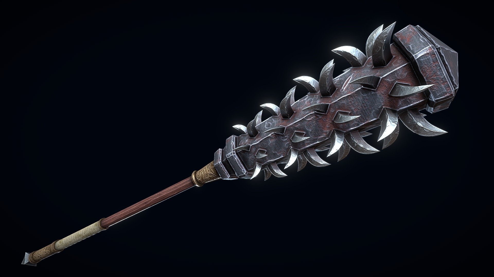 Wolfs Fang Mace - Buy Royalty Free 3D model by CGnewbie [c993365 ...