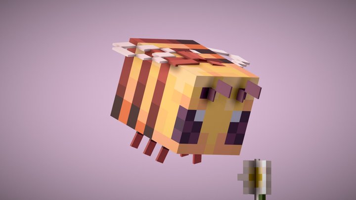 Minecraft Bee 🐝 3D Model