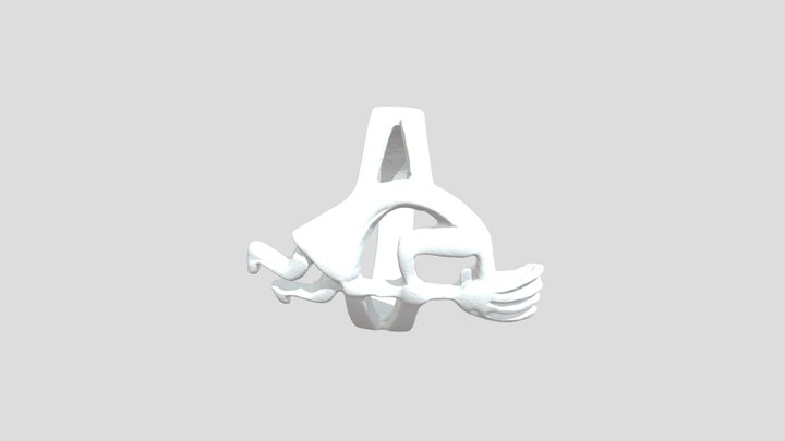 Mahu Kokopelli Ring 3D Model