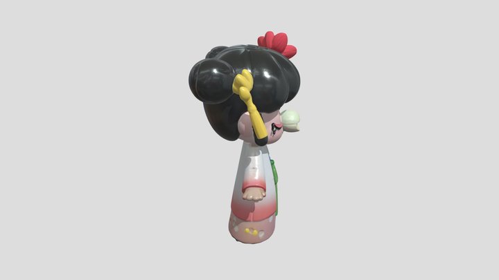 吹泡泡 3D Model