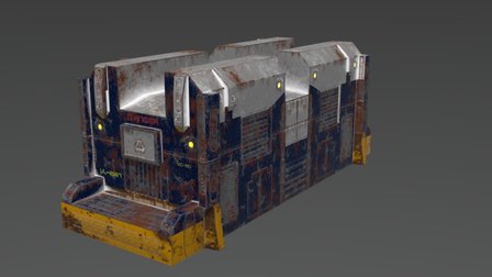 Container SciFi 3D Model