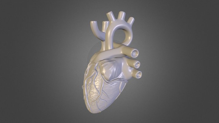 Heart Pendant 3D Model
