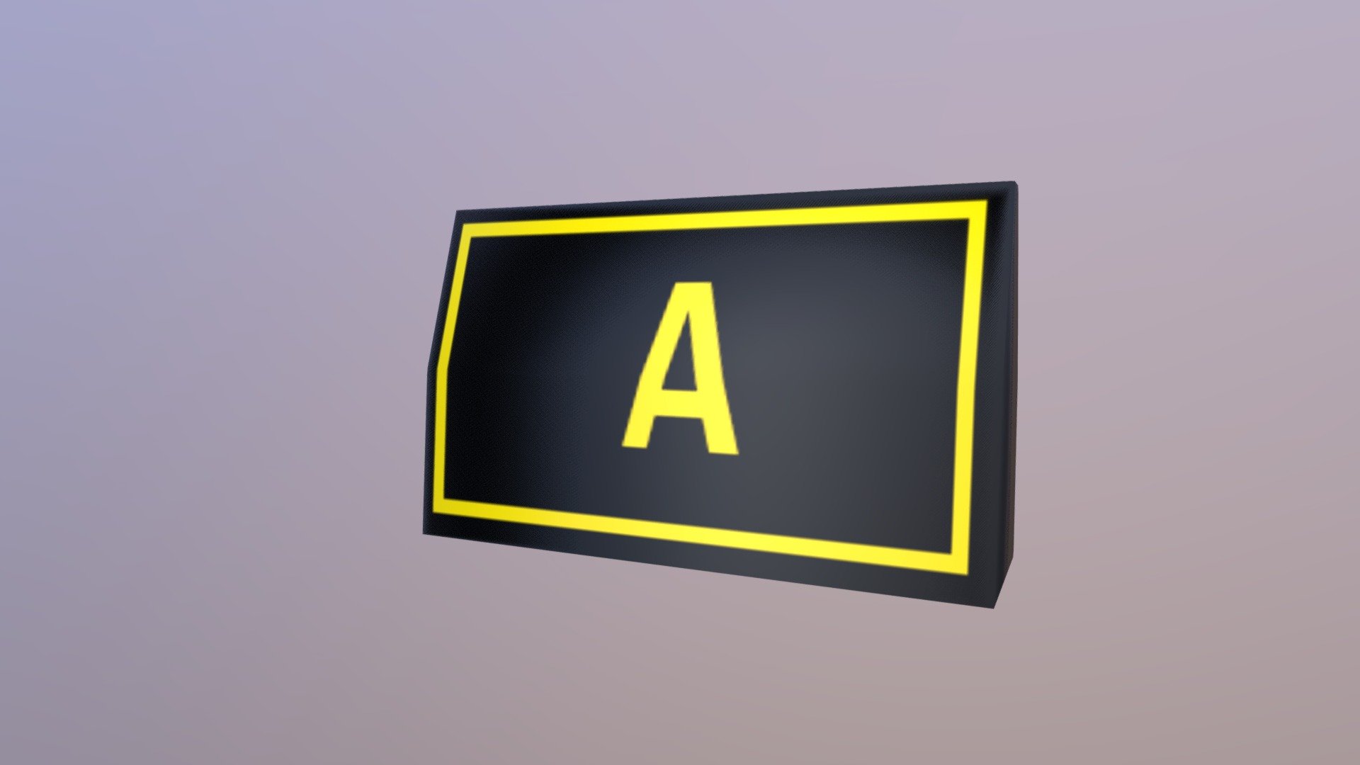 Taxiway Indicator (Low Poly) - 3D model by Scott Nebeker (@scottneb ...