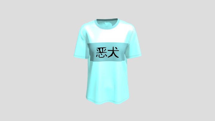 T恤 Colorway 1 3D Model