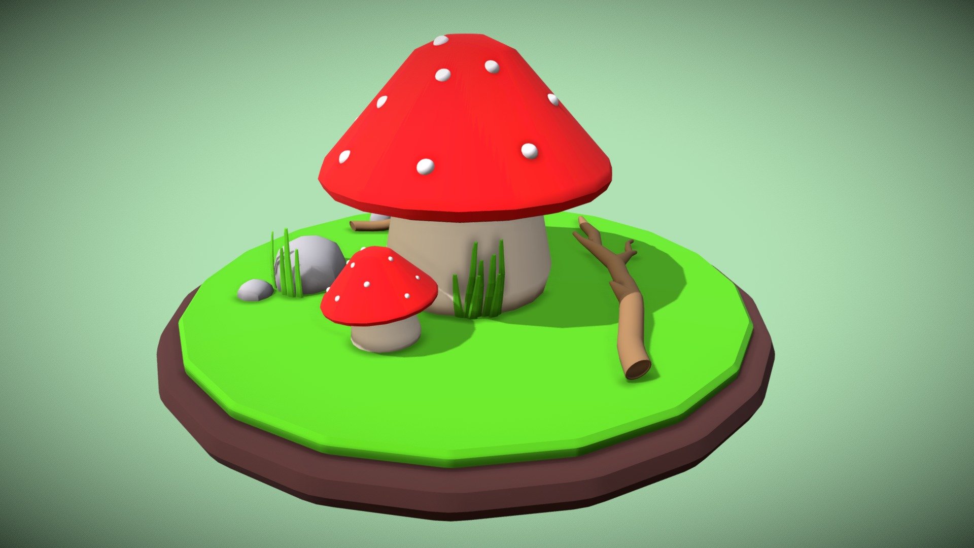Red Mushroom #3December2021 #Day1