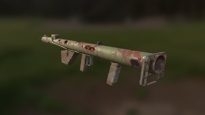 M1 Bazooka 3D Model