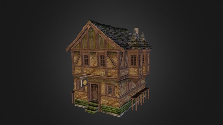 maison abandonnee 02 3D Model
