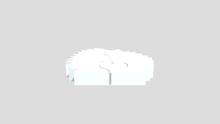 Valentine's Day - Two Hedgehog 3D Model