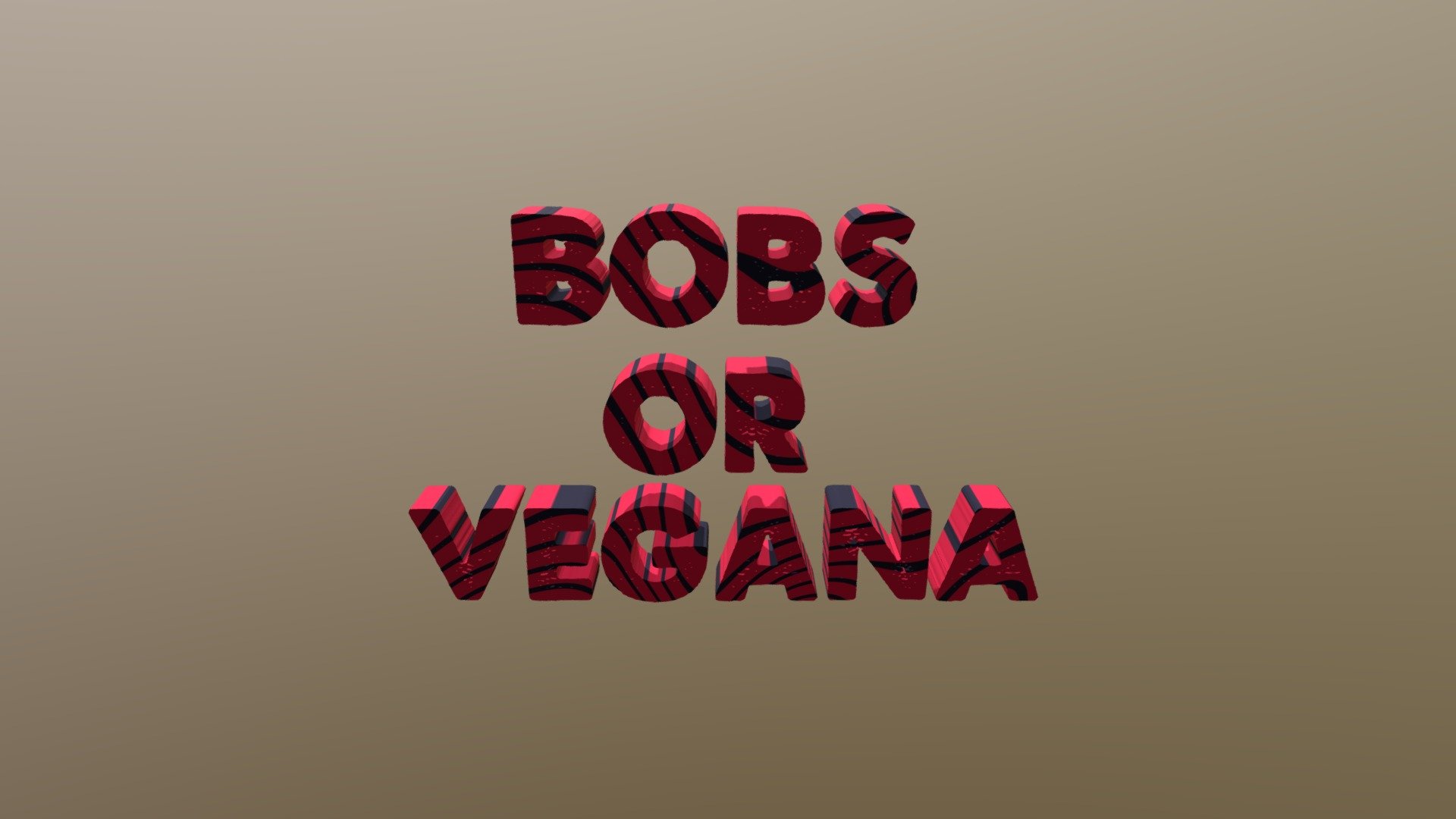 Bobs Or Vegana 3d Model By Shathree [c99b05a] Sketchfab