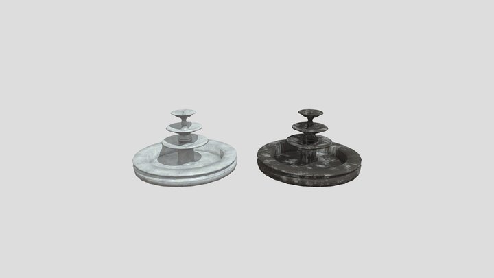 Fountainx2 3D Model