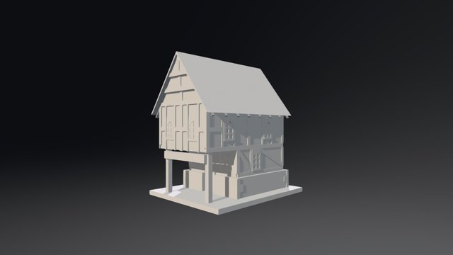 Little German house 3D Model