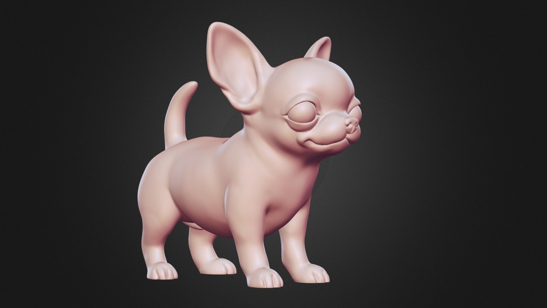 Fila Brasileiro puppy 3D model 3D printable