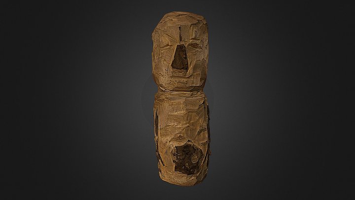 Anthropomorphic Figurine 4 3D Model