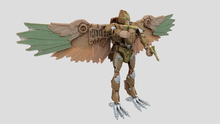 트랜스포머 해즈브로 SS 디럭스 ROTB 에어레이저 피규어/ Airazor figure 3D Model