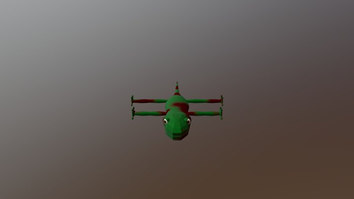 Gecko Textured 3D Model