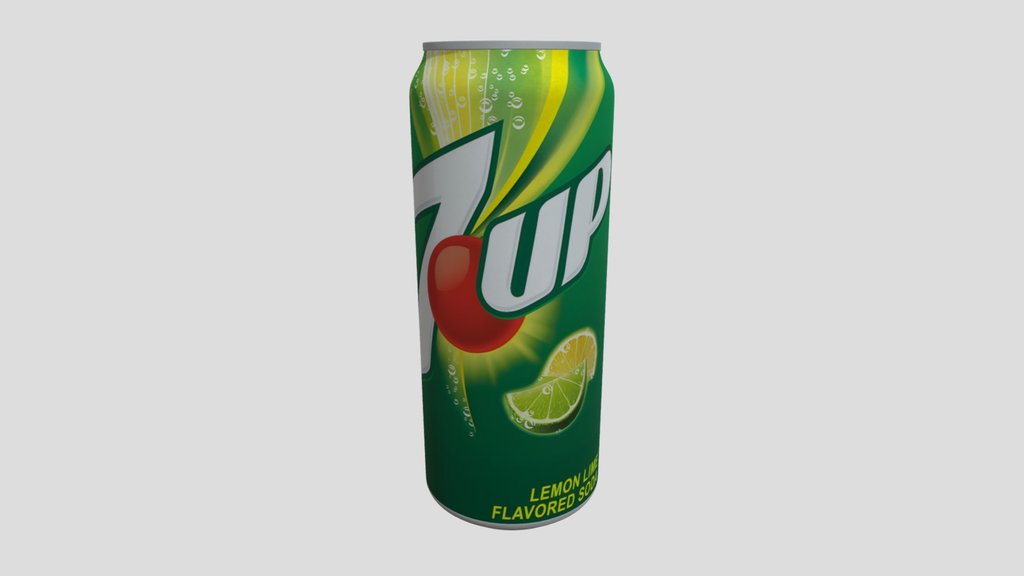 7up Beverage Bottle