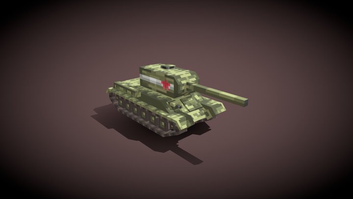 T-34-85 3D Model