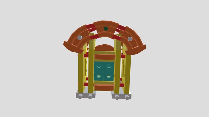 20.土地公廟 3D Model