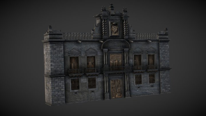 Fachada del Palacio de Nava (La Laguna-Tenerife) 3D Model