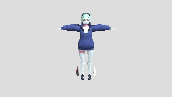 cyberpunk : edgerunners - Rebecca 3D Model