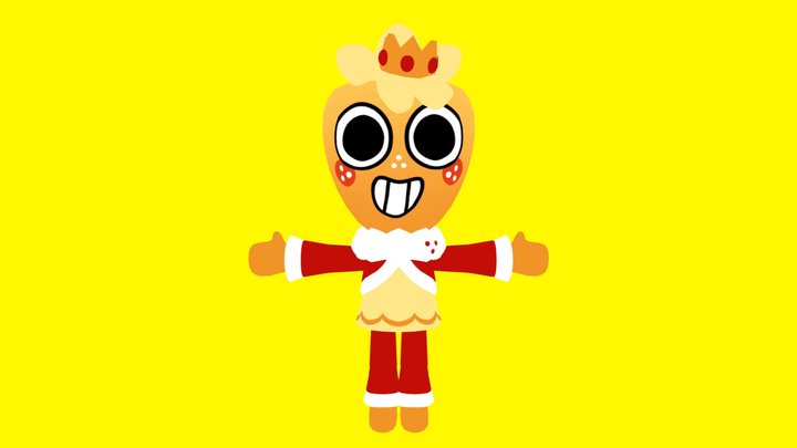 Golden Skin Sprout dandys world [GLB] [Remake] – Modello 3D gratuito STL